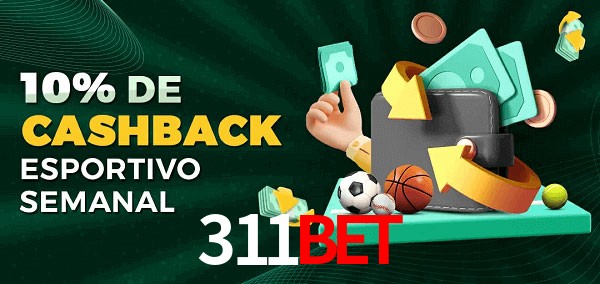 10% de bônus de cashback na 311bet